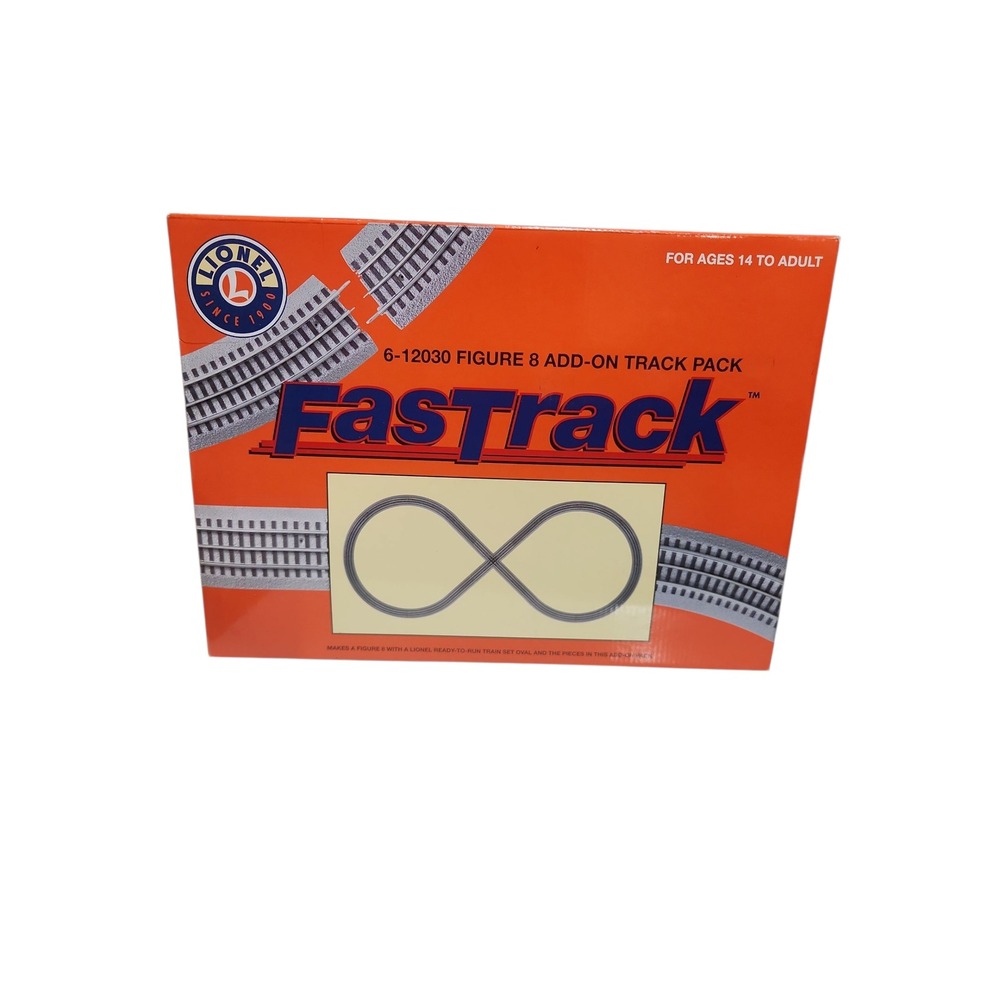 Lionel 6-12030 FasTrack Figure 8 Add-On Track Pack O Gauge Train Set Expansion
